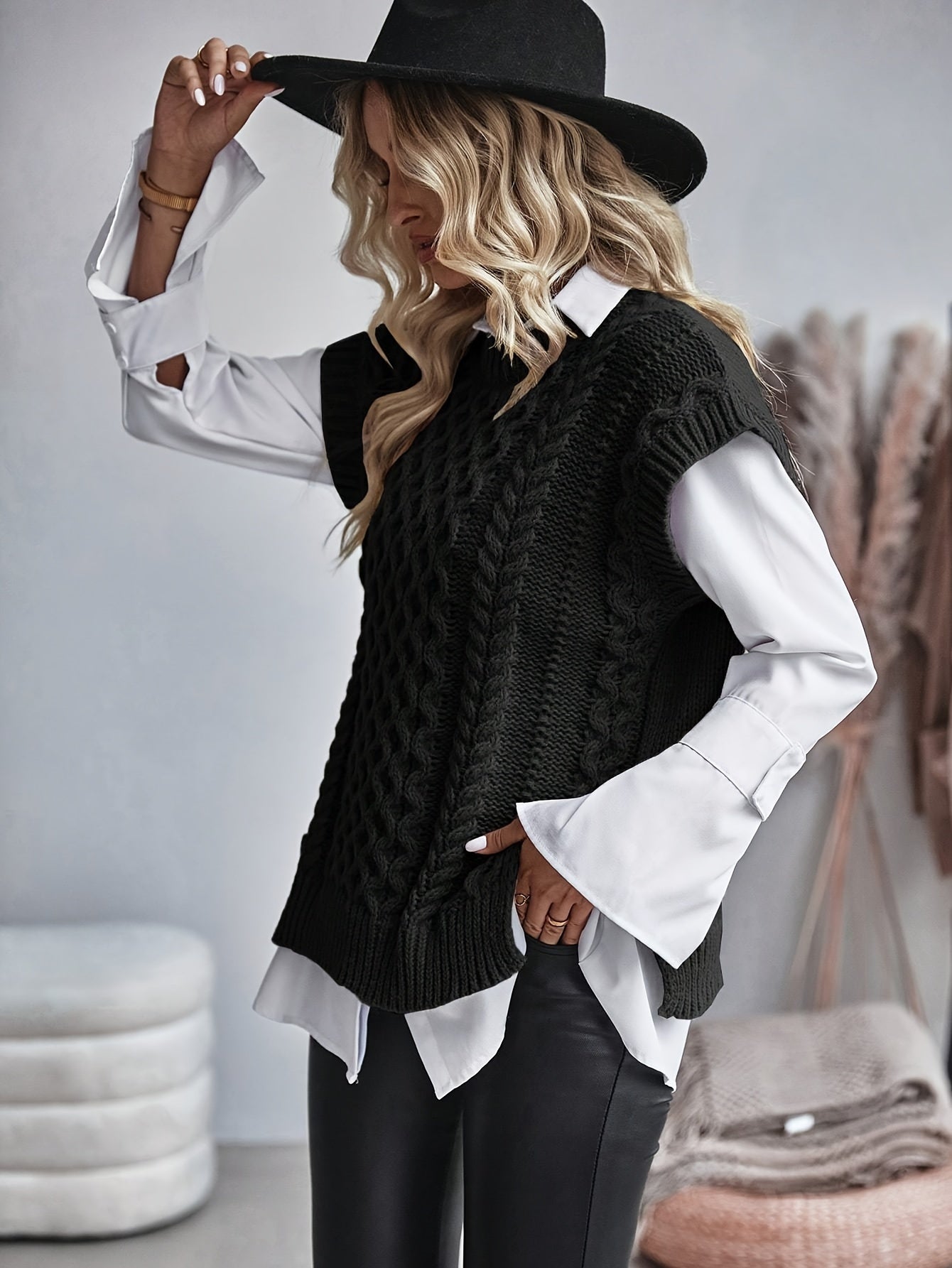 Elena – Mouwloos Dames Sweatervest