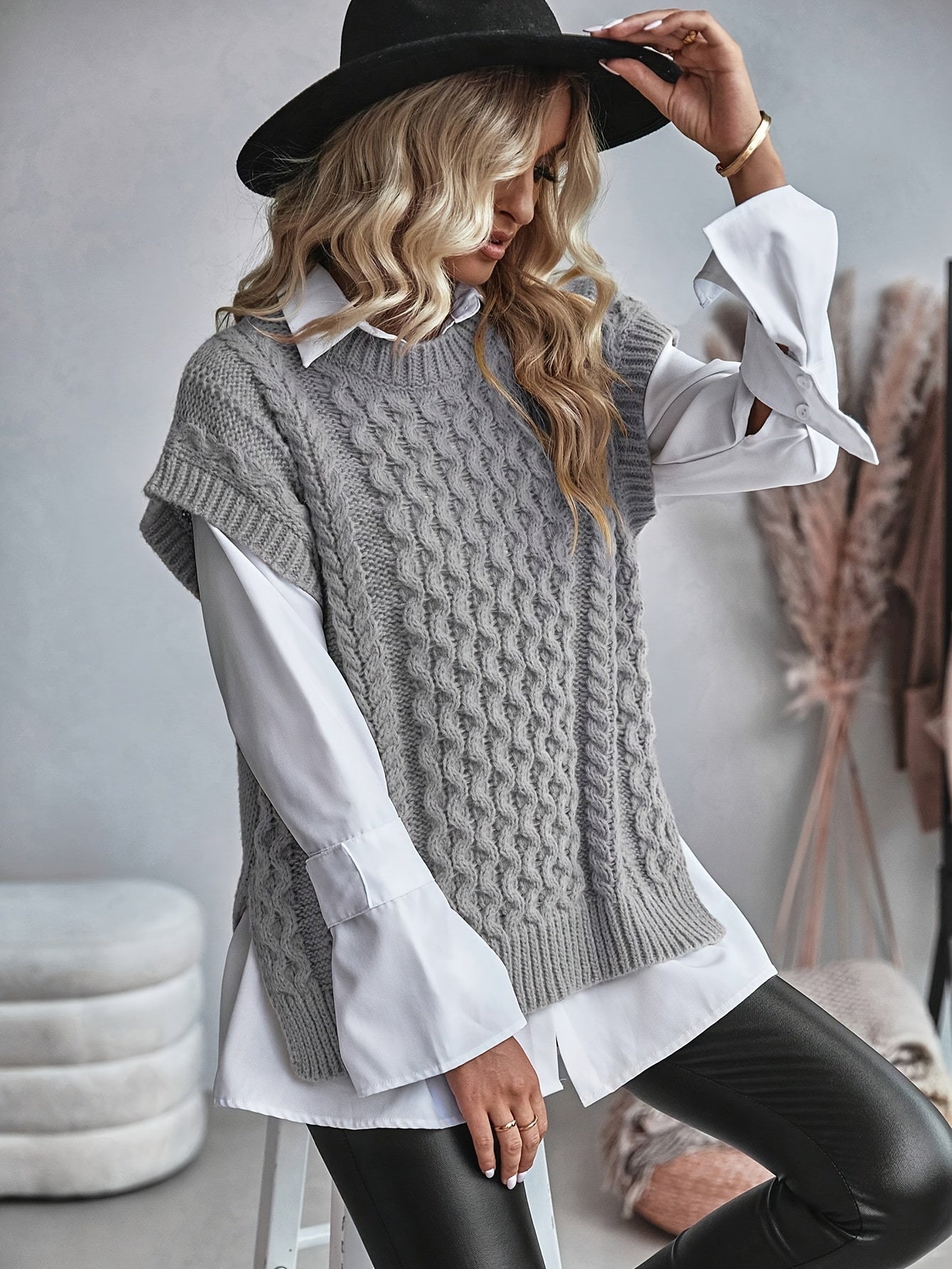 Elena – Mouwloos Dames Sweatervest