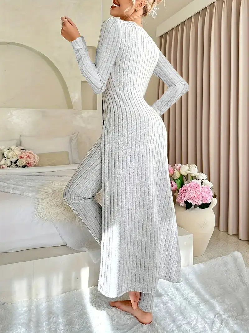 Olivia Ribbed Two-Piece Set