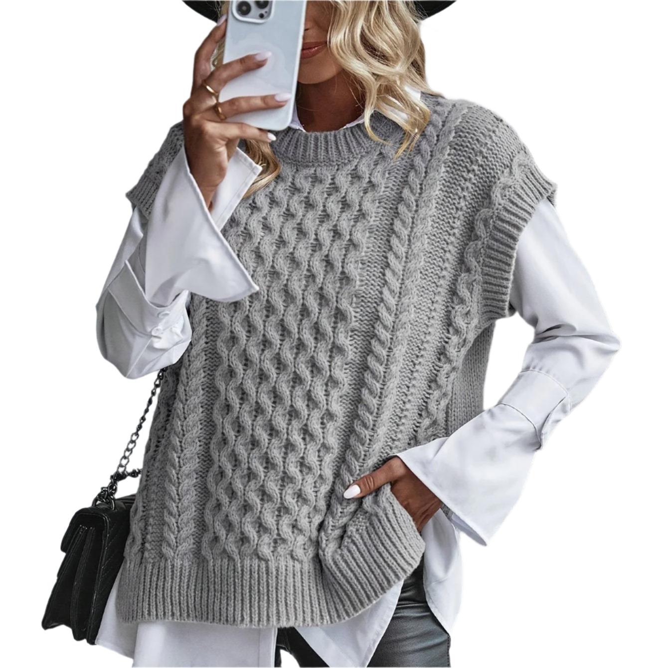 Elena – Mouwloos Dames Sweatervest