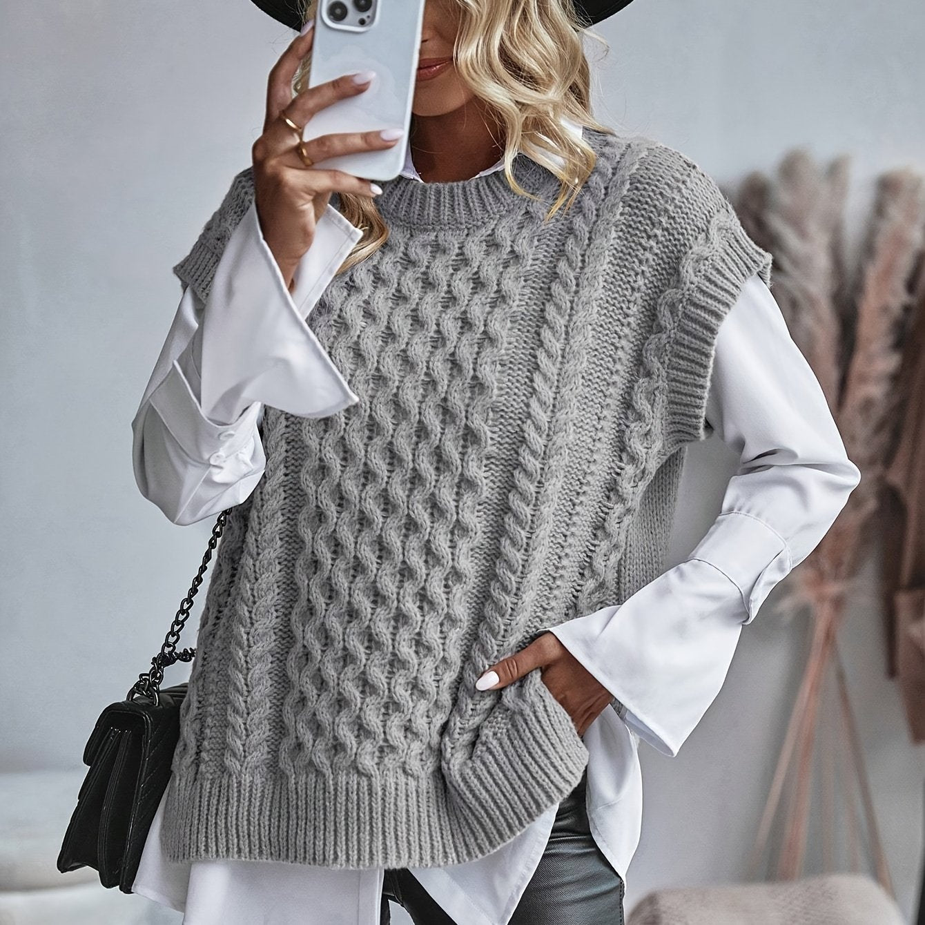 Elena – Mouwloos Dames Sweatervest
