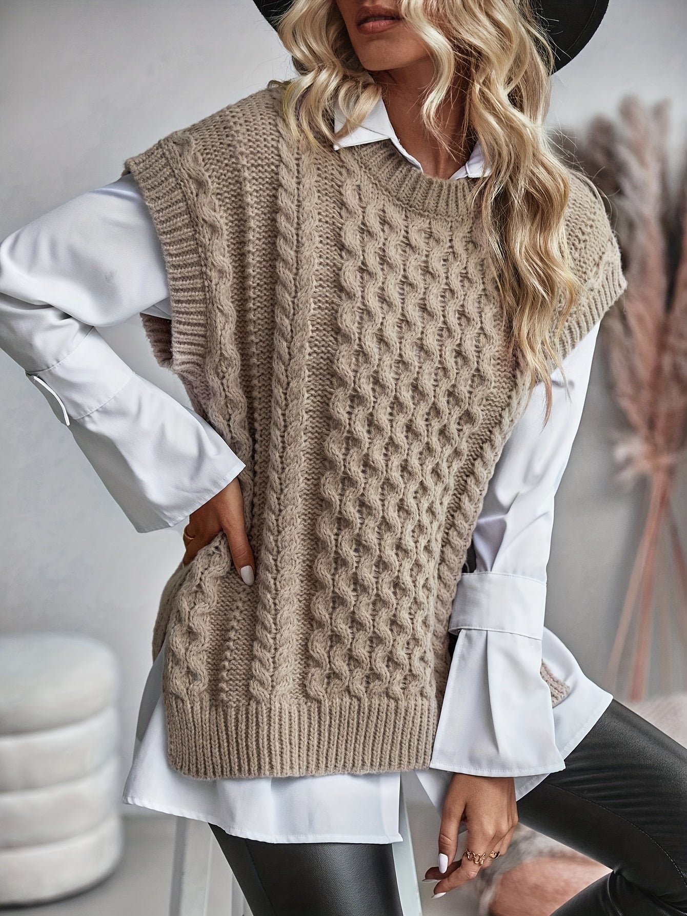 Elena – Mouwloos Dames Sweatervest