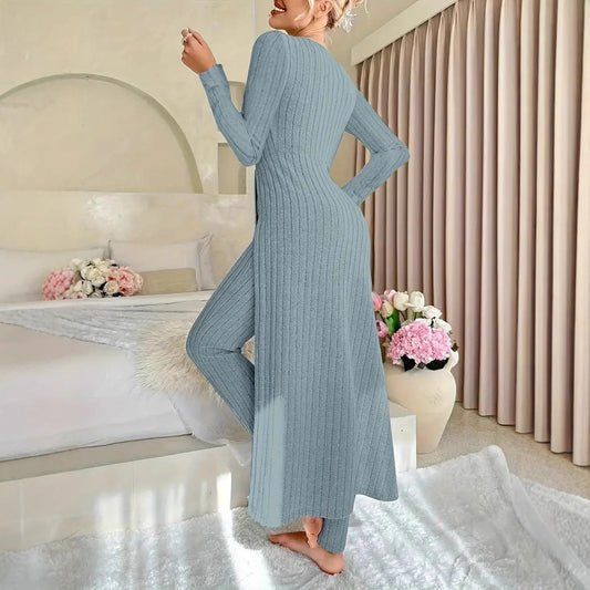 Olivia Ribbed Two-Piece Set