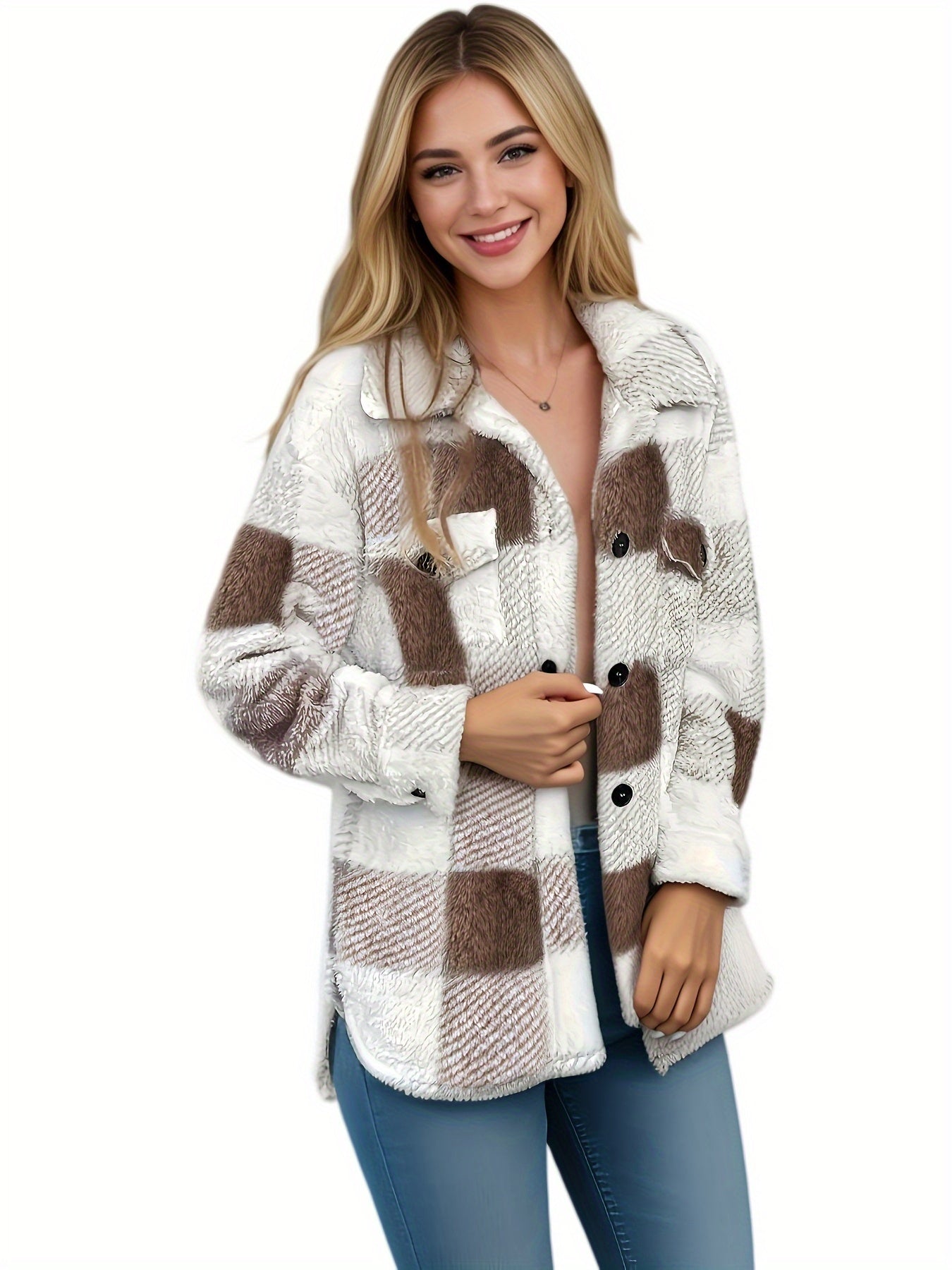 Vrouwen Pluche - Fleece Jas
